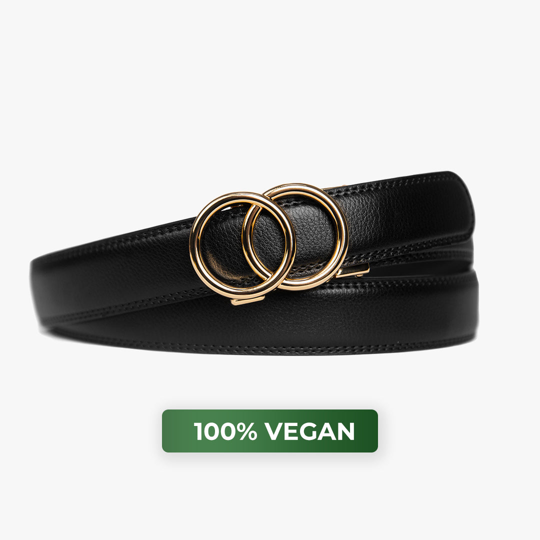 Bella Belt | Vegan | Gold - Black